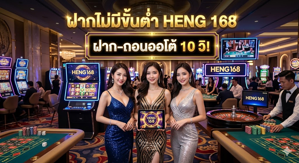 ฝากไม่มีขั้นต่ำ Heng 168